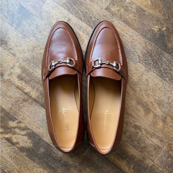 Hockerty Brown Leather Slip On Loafer Horse Bit Dress Shoes Mens Sz 42 Spain NIB - Picture 5 of 9